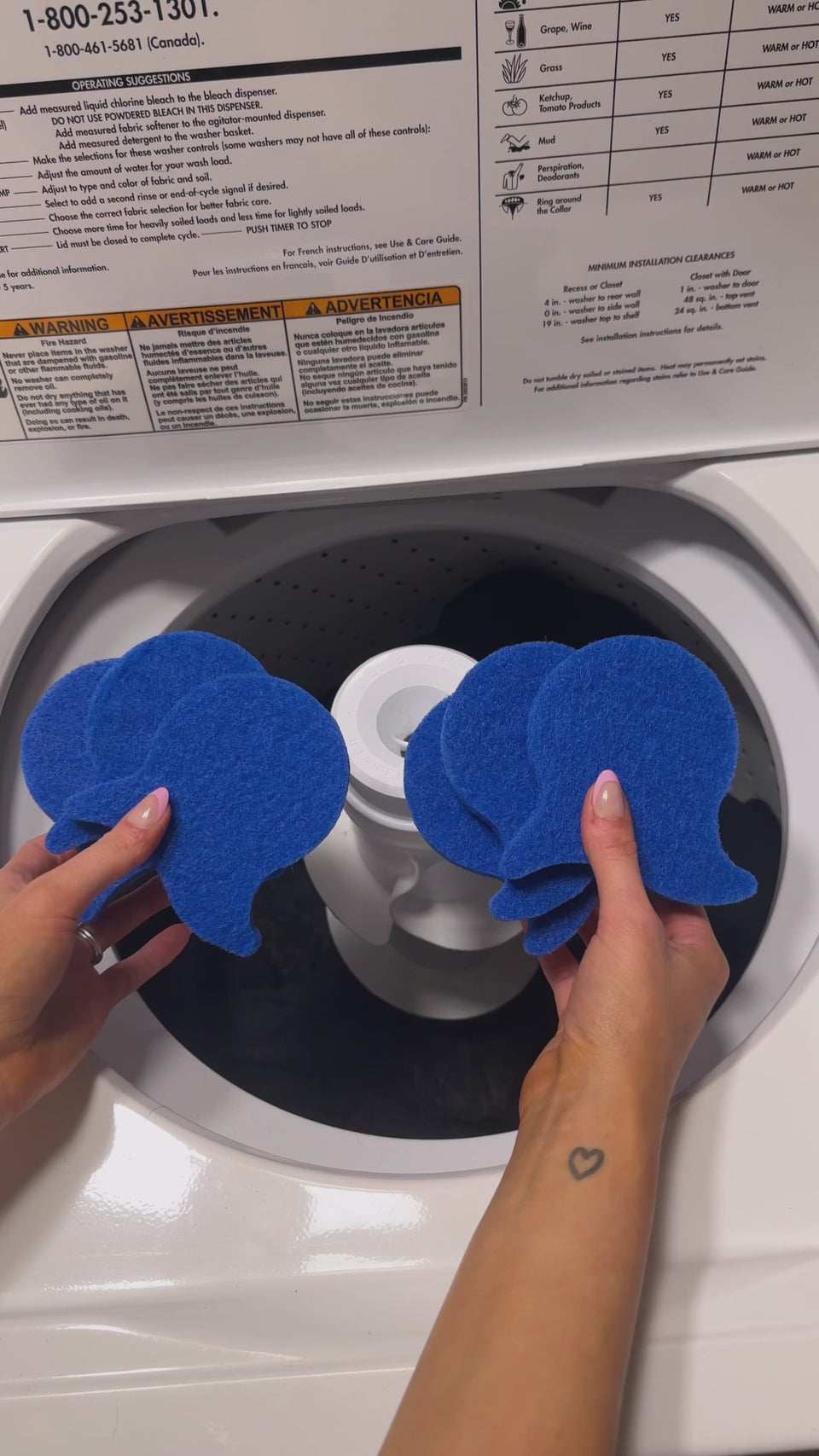 Laundry Pet Hair Removal Fish use demonstration